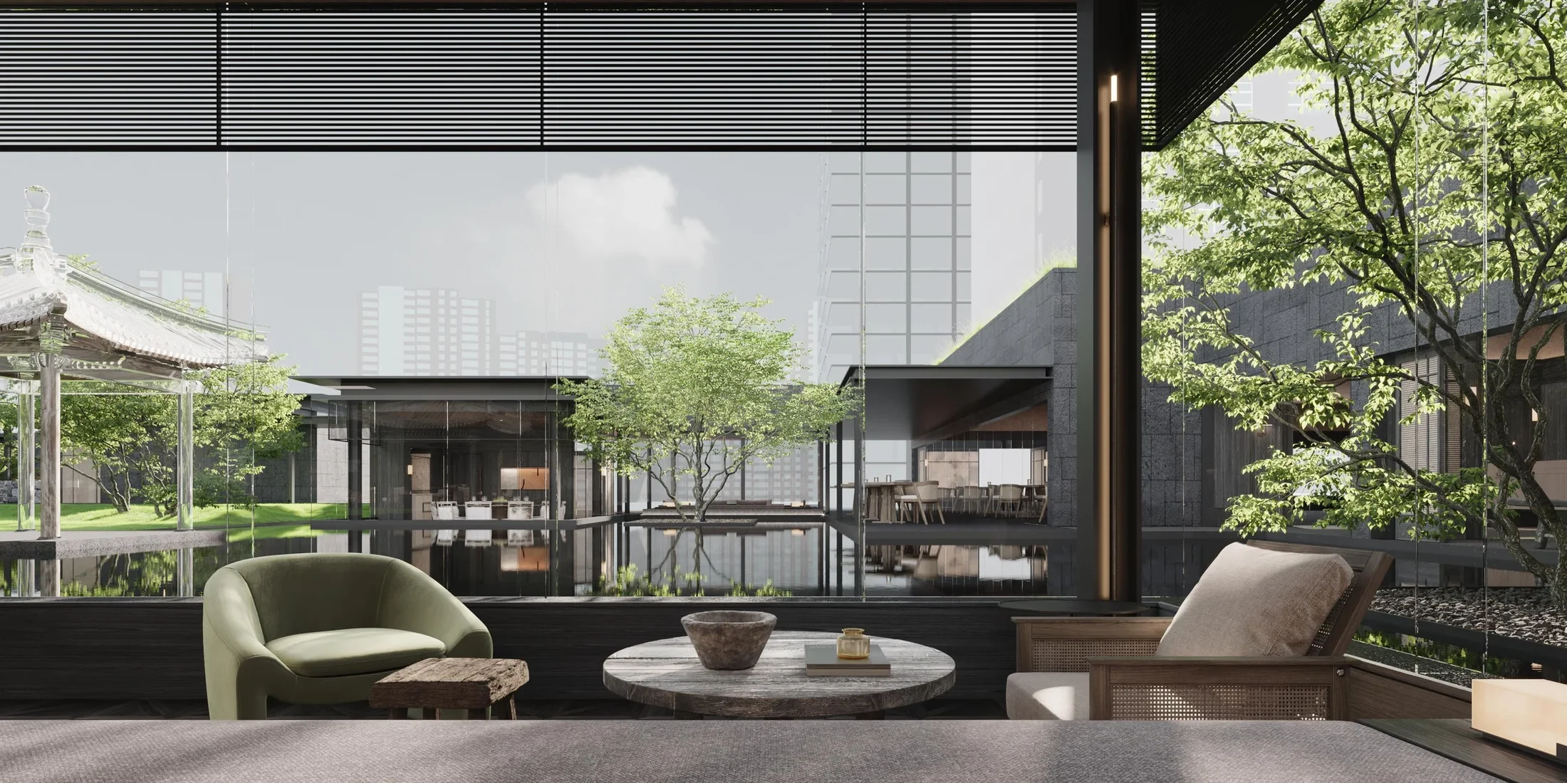 Alila Shanghai — spatial view 3